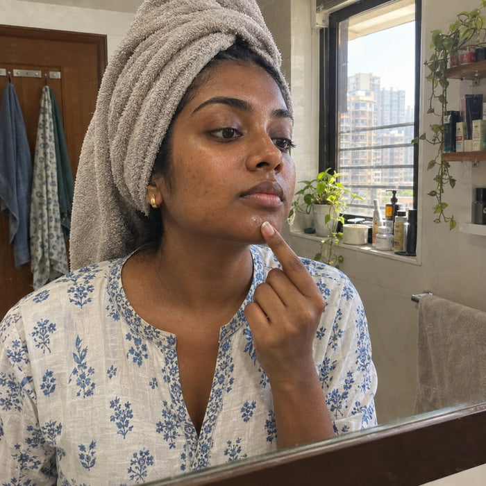 Applying a Hush patch in the mirror